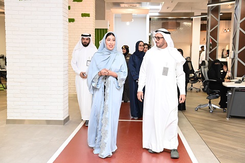 زيارة سعادة منى غانم المري المدير العام للمكتب الإعلامي لحكومة دبي 