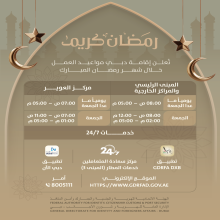 General Directorate of Identity and Foreigners Affairs – Dubai Announces Official Working Hours Duri